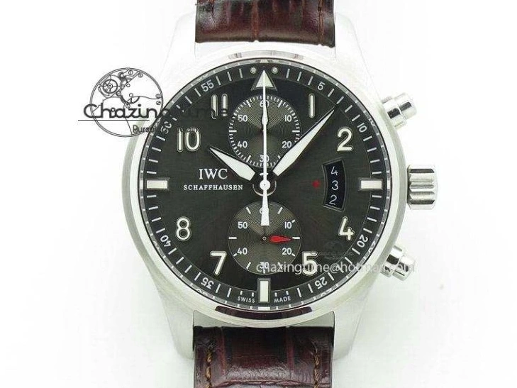 MIROTIME 0206 TechFriendly Big Pilot IW5009 Grey Dial ZF Edition Grey Dial On Brown Leather Strap A51111 (Fantasy Dial Color) 7326